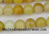 COP1427 15.5 inches 8mm round yellow opal beads wholesale