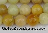 COP1428 15.5 inches 10mm round yellow opal beads wholesale