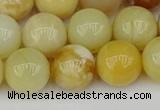 COP1429 15.5 inches 12mm round yellow opal beads wholesale