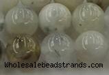 COP1454 15.5 inches 12mm round grey opal gemstone beads