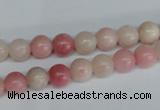 COP152 15.5 inches 8mm round pink opal gemstone beads wholesale