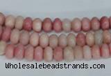 COP158 15.5 inches 4*6mm rondelle pink opal gemstone beads wholesale