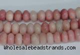 COP159 15.5 inches 5*8mm rondelle pink opal gemstone beads wholesale