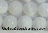 COP1617 15.5 inches 10mm round white opal gemstone beads