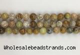 COP1672 15.5 inches 10mm round yellow opal gemstone beads