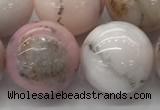 COP1708 15.5 inches 18mm round natural pink opal gemstone beads