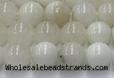 COP1730 15.5 inches 6mm round white opal beads wholesale