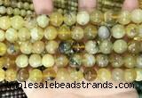 COP1761 15.5 inches 10mm round yellow opal beads wholesale