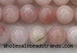 COP1780 15.5 inches 6mm round pink opal gemstone beads