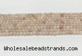 COP1820 15.5 inches 4mm round Chinese pink opal gemstone beads wholesale