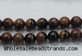 COP220 15.5 inches 8mm round natural brown opal gemstone beads