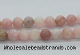 COP24 7mm smooth round natural pink opal beads Wholesale