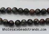 COP282 15.5 inches 6mm round natural grey opal gemstone beads