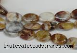 COP314 15.5 inches 8*12mm oval brandy opal gemstone beads wholesale