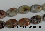 COP315 15.5 inches 10*14mm oval brandy opal gemstone beads wholesale