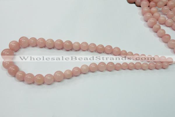 COP431 15.5 inches 8mm - 16mm round Chinese pink opal gemstone beads