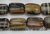 COP432 15.5 inches 13*18mm rectangle natural brown opal gemstone beads