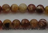 COP509 15.5 inches 6mm round natural red opal gemstone beads