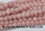 COP51 15.5 inches 5mm round natural pink opal gemstone beads