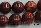 COP516 15.5 inches 18mm round red opal gemstone beads wholesale