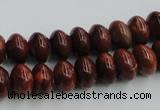 COP520 15.5 inches 7*12mm rondelle red opal gemstone beads wholesale