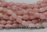 COP54 15.5 inches 5*8mm teardrop natural pink opal gemstone beads