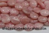 COP62 15.5 inches 8*10mm oval natural pink opal gemstone beads