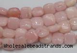 COP67 15.5 inches 8*8mm square natural pink opal gemstone beads