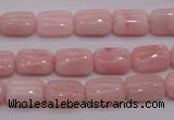 COP81 15.5 inches 8*12mm rectangle natural pink opal gemstone beads