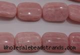 COP83 15.5 inches 12*16mm rectangle natural pink opal gemstone beads