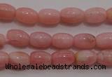 COP85 15.5 inches 4*6mm drum natural pink opal gemstone beads