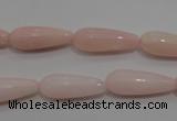 COP87 15.5 inches 8*20mm teardrop natural pink opal gemstone beads