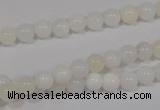 COP901 15.5 inches 8mm round natural white opal gemstone beads