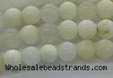 COP921 15.5 inches 6mm round white opal gemstone beads