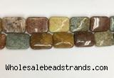 COS256 15.5 inches 22*30mm rectangle ocean stone beads wholesale