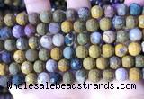 COS311 15.5 inches 8mm faceted round ocean jasper beads