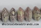 COT08 15.5 inches 10*20mm rondelle osmanthus stone beads