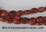 COV03 15.5 inches 6*8mm oval goldstone beads wholesale