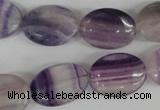 COV135 15.5 inches 13*18mm oval fluorite gemstone beads wholesale