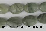 COV136 15.5 inches 13*18mm oval seaweed quartz beads wholesale