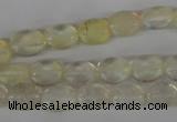 COV41 15.5 inches 8*10mm oval watermelon yellow beads wholesale