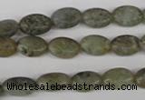 COV51 15.5 inches 8*12mm oval labradorite beads wholesale