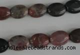 COV79 15.5 inches 10*14mm oval Indian agate beads wholesale