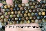 CPB1066 15.5 inches 6mm faceted round natural pietersite beads