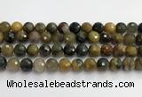 CPB1079 15.5 inches 12mm faceted round natural pietersite beads