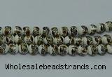 CPB643 15.5 inches 10mm round Painted porcelain beads