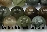 CPC692 15 inches 10mm round phantom quartz beads