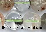 CPC698 15 inches 11mm - 12mm round phantom quartz beads