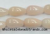 CPI03 15.5 inches 10*20mm teardrop pink aventurine jade beads