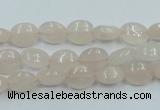 CPI07 15.5 inches 8*10mm oval pink aventurine jade beads wholesale